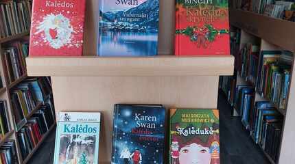 Literatūrinė paroda „Kai skaitau, tai daug naujo sužinau“ Grendavės bibliotekoje
