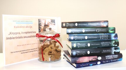 Akcija „Knygos, kvepiančios imbieriniais sausainiais“