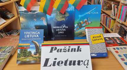 Pažintinė paroda apie Lietuvą Grendavės bibliotekoje