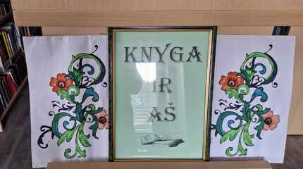 Literatūros paroda „Knyga ir aš“ Grendavės bibliotekoje